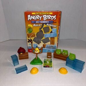 Angry Birds On Thin Ice Mattel 2011 Board Game Incomplete Missing Pieces